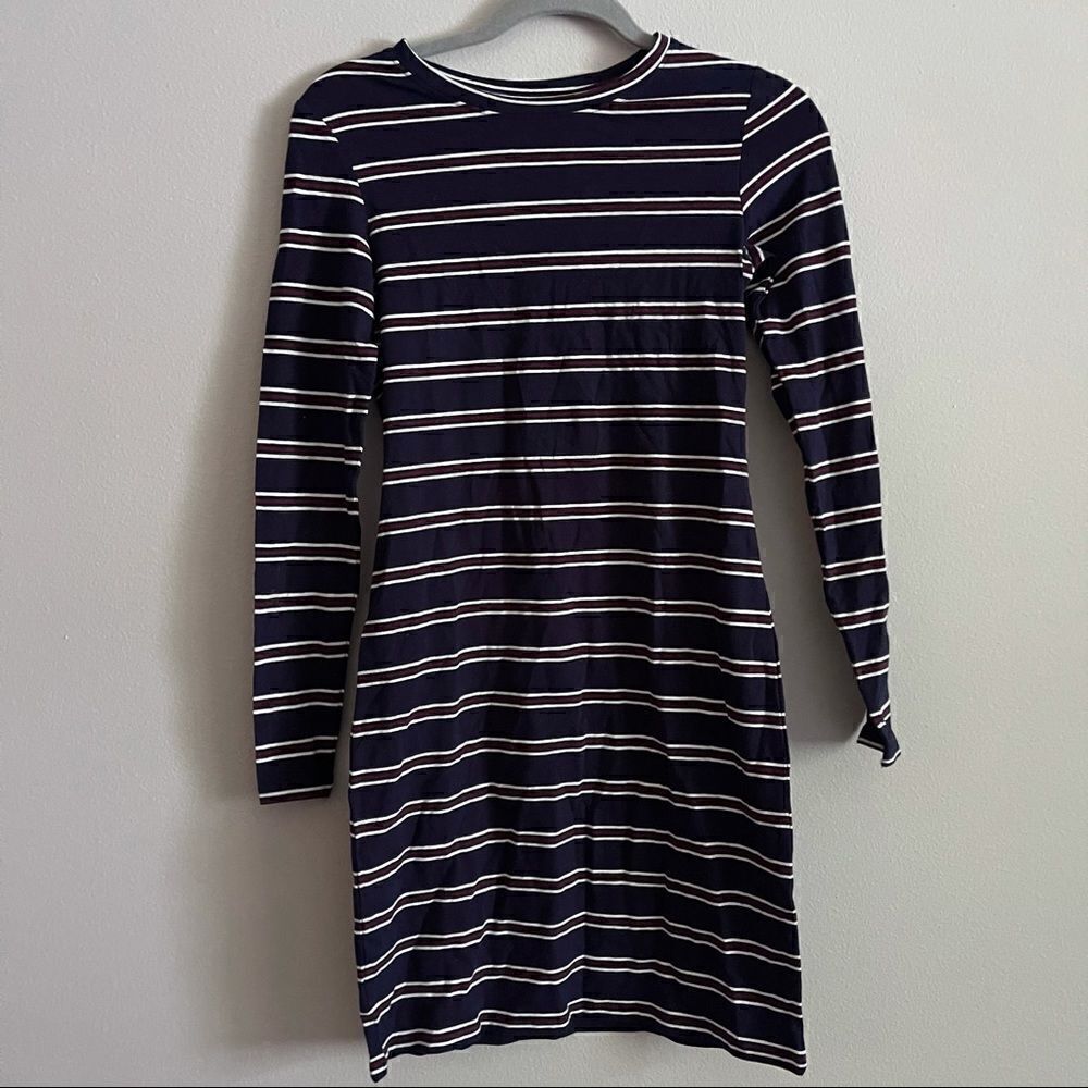 Long sleeve Striped dress size small